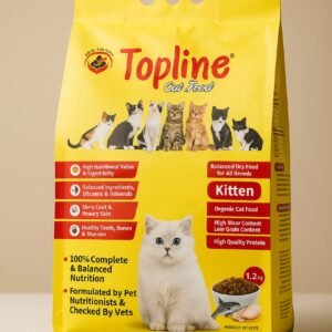 TOPLINE CAT AND KITTEN FOOD IN CHICKEN AND FISH 1.2KG